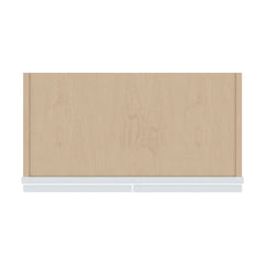 J&K White Shaker S8 Double Door Wall Cabinet - 24" W x 36" H