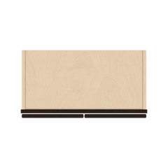 J&K Espresso K8 Double Door Wall Cabinet - 24" W x 36" H
