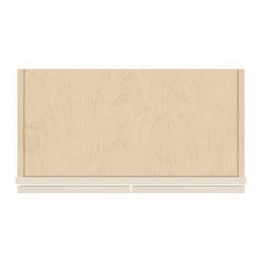 J&K Pearl Glazed H9 Double Door Wall Cabinet - 24" W x 36" H