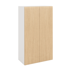 Modernform Cabinet Natural Oak 24" W X 42" H X 12" D Double Door Wall Cabinet