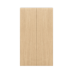 Modernform Cabinet Natural Oak 24" W X 42" H X 12" D Double Door Wall Cabinet