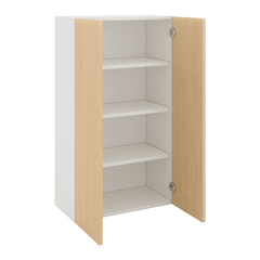 Modernform Cabinet Natural Oak 24" W X 42" H X 12" D Double Door Wall Cabinet