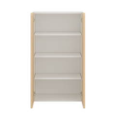 Modernform Cabinet Natural Oak 24" W X 42" H X 12" D Double Door Wall Cabinet