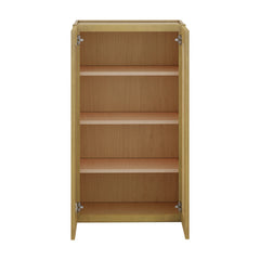 Modernform Cabinet Natural Shaker 24" W X 42" H X 12" D Double Glass Door Wall Cabinet