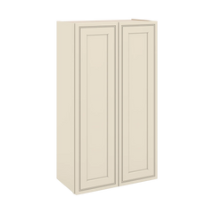 J&K Pearl Glazed H9 Double Door Wall Cabinet - 24" W x 42" H