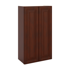 J&K Mahogany J5 Double Door Wall Cabinet - 24" W x 42" H