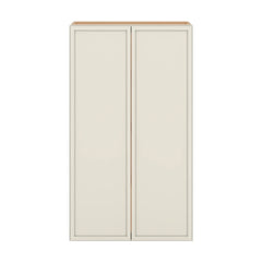 Modernform Cabinet Slim Dove White 24" W X 42" H X 12" D Double Door Wall Cabinet