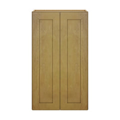 Modernform Cabinet Natural Shaker 24" W X 42" H X 12" D Double Door Wall Cabinet