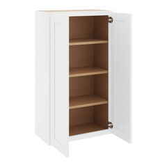 CNC Luxor 5-Piece White 24" W X 42" H Double Door Wall Cabinet