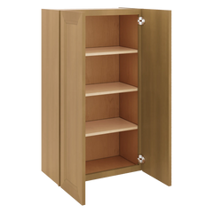 J&K Butterscotch B8 Double Door Wall Cabinet - 24" W x 42" H