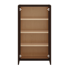 J&K Java Coffee S1 Double Door Wall Cabinet - 24" W x 42" H