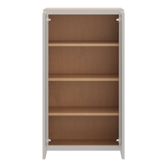 CNC Luxor 5-Piece Misty Grey 24" W X 42" H Double Door Wall Cabinet