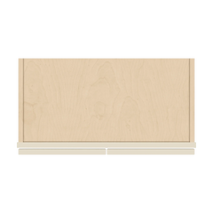 J&K Pearl Glazed H9 Double Door Wall Cabinet - 24" W x 42" H