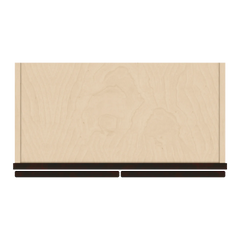 J&K Espresso K8 Double Door Wall Cabinet - 24" W x 42" H