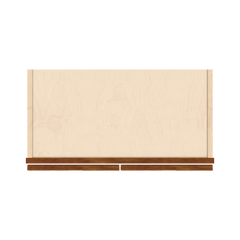 J&K Mocha Glazed K10 Double Door Wall Cabinet - 24" W x 42" H