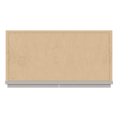 CNC Luxor 5-Piece Misty Grey 24" W X 42" H Double Door Wall Cabinet