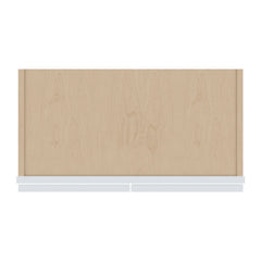 J&K White Shaker S8 Double Door Wall Cabinet - 24" W x 42" H