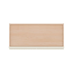 Modernform Cabinet Slim Dove White 27" W X 15" H X 12" D Double Glass Door Wall Cabinet