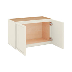 Modernform Cabinet Slim Dove White 27" W X 15" H X 12" D Double Door Wall Cabinet