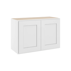 CNC Luxor 5-Piece White 27" W X 18" H Double Door Wall Cabinet