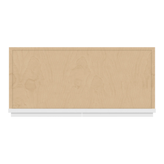 CNC Luxor 5-Piece White 27" W X 18" H Double Door Wall Cabinet