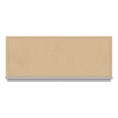 CNC Luxor Misty Grey 27" W X 24" H Double Door Wall Cabinet