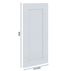 J&K White Shaker S8 Dummy Door Panel 13 1/2" W x 30" H