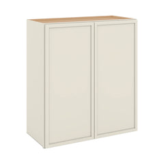 Modernform Cabinet Slim Dove White 27" W X 30" H X 12" D Double Door Wall Cabinet
