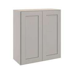 CNC Luxor 5-Piece Misty Grey 27" W X 30" H Double Door Wall Cabinet