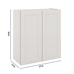 J&K Pure B5 Double Door Wall Cabinet - 27" W x 30" H
