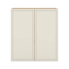 Modernform Cabinet Slim Dove White 27" W X 30" H X 12" D Double Door Wall Cabinet