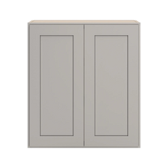 CNC Luxor 5-Piece Misty Grey 27" W X 30" H Double Door Wall Cabinet