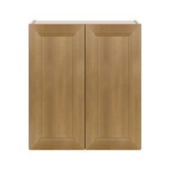 J&K Butterscotch B8 Double Door Wall Cabinet - 27" W x 30" H