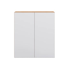 Modernform Cabinet Matte White 27" W X 30" H X 12" D Double Door Wall Cabinet