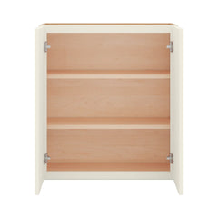 Modernform Cabinet Slim Dove White 27" W X 30" H X 12" D Double Door Wall Cabinet