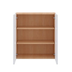 Modernform Cabinet Gloss White 27" W X 30" H X 12" D Double Door Wall Cabinet