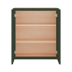 Modernform Cabinet Slim Sage Green 27" W X 30" H X 12" D Double Door Wall Cabinet