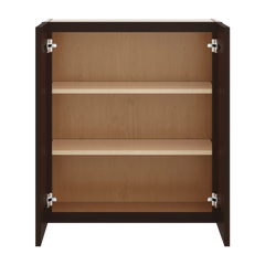 J&K Java Coffee S1 Double Door Wall Cabinet - 27" W x 30" H
