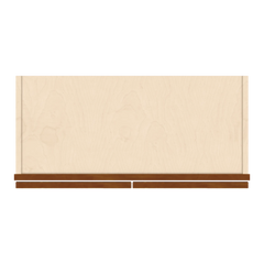 J&K Mocha Glazed K10 Double Door Wall Cabinet - 27" W x 30" H