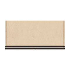 J&K Espresso K8 Double Door Wall Cabinet - 27" W x 30" H