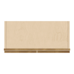 J&K Butterscotch B8 Double Door Wall Cabinet - 27" W x 30" H