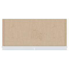 J&K White Shaker S8 Double Door Wall Cabinet - 27" W x 30" H
