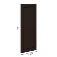 J&K Espresso K8 Dummy Door Panel 13 1/2" W x 36" H