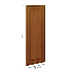 J&K Mocha Glazed K10 Dummy Door Panel 13 1/2" W x 36" H