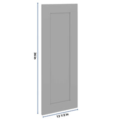 J&K Castle Grey S5 Dummy Door Panel 13 1/2" W x 36" H