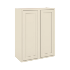 J&K Pearl Glazed H9 Double Door Wall Cabinet - 27" W x 36" H