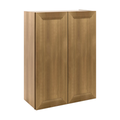 J&K Butterscotch B8 Double Door Wall Cabinet - 27" W x 36" H
