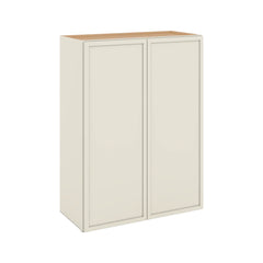 Modernform Cabinet Slim Dove White 27" W X 36" H X 12" D Double Door Wall Cabinet