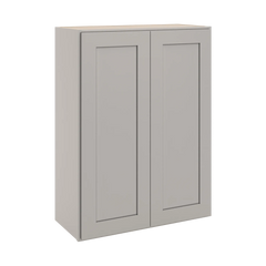 CNC Luxor 5-Piece Misty Grey 27" W X 36" H Double Door Wall Cabinet