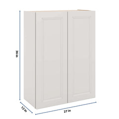 J&K Pure B5 Double Door Wall Cabinet - 27" W x 36" H